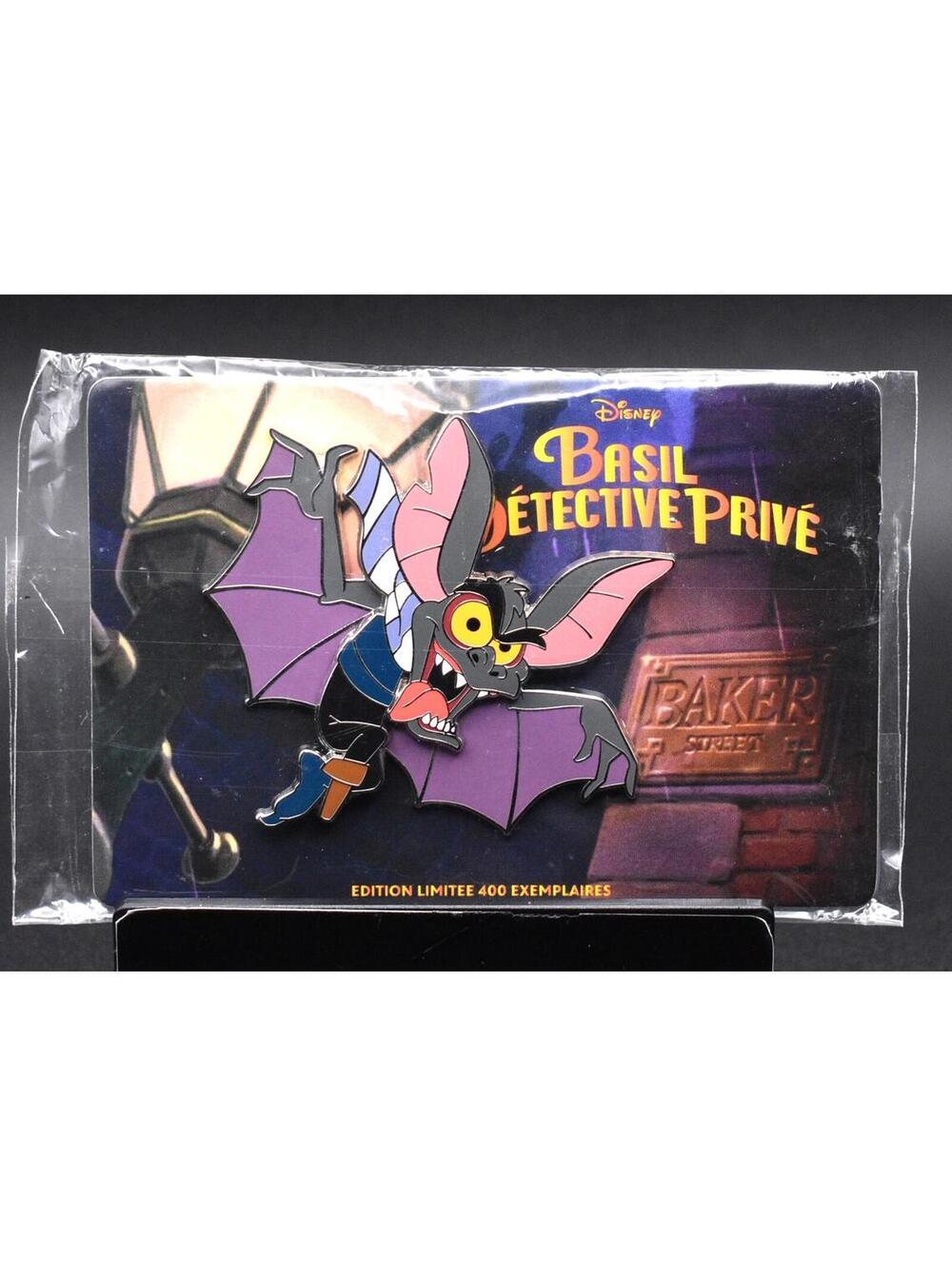 Disney The Great Mouse Detective Basil Prive Fidget LE 400 Pin (C4)
